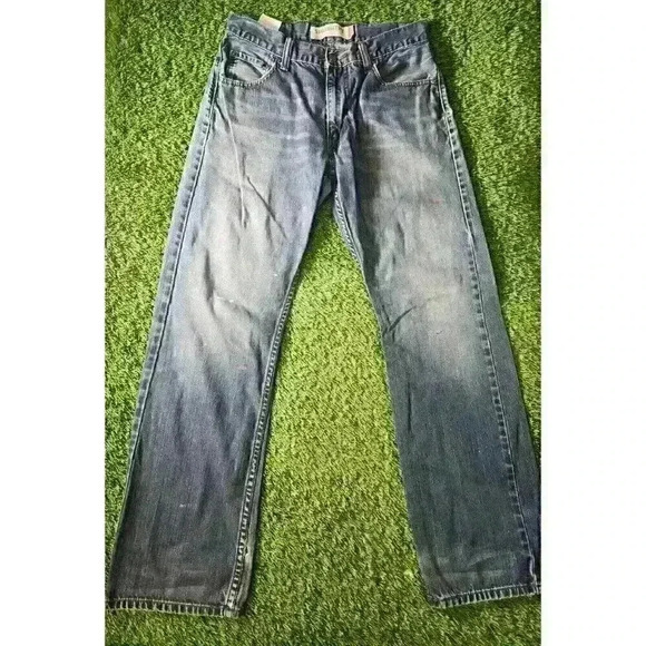 Levi’s 505 Regular Straight Jeans Men’s 30x30 Wash Blue Stretch - Picture 1 of 13